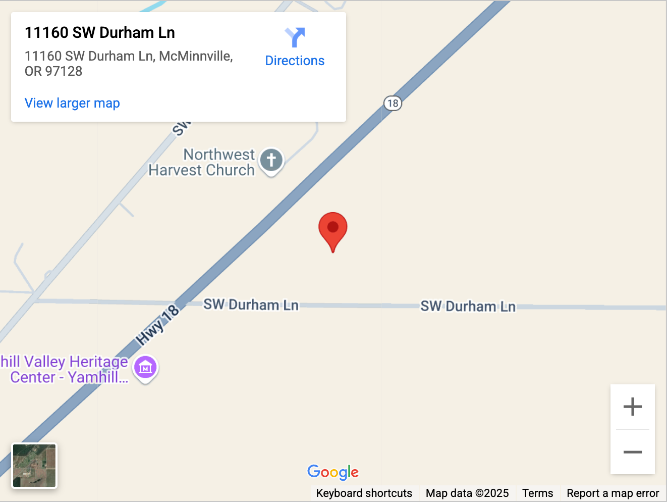 Northwest UAV | 11160 SW Durham Lane, McMinnville, OR 97128